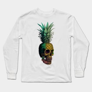 Pineapple Skull Long Sleeve T-Shirt